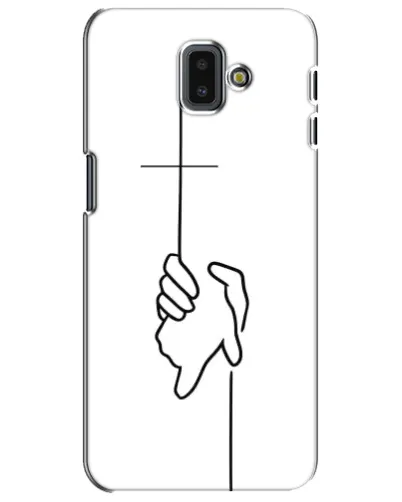 Чехол для Samsung Galaxy J6 Plus 2018 (J610) с картинкой «Рука держит»