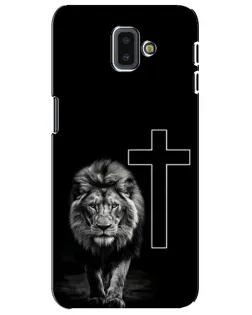 Чохол для Samsung Galaxy J6 Plus 2018 (J610) з картинкою «Лев та Хрест»