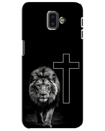 Чехол для Samsung Galaxy J6 Plus 2018 (J610) с картинкой «Лев и Крест»