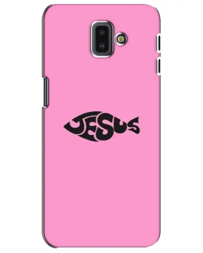 Чехол для Samsung Galaxy J6 Plus 2018 (J610) с картинкой «Розовый символ  Jesus»