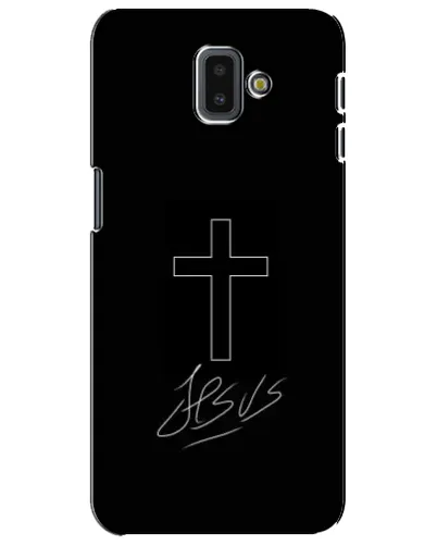 Чехол для Samsung Galaxy J6 Plus 2018 (J610) с картинкой «Графический крест Jesus» Чехол для Samsung Galaxy J6 Plus 2018 (J610) с картинкой «Графический крест Jesus»