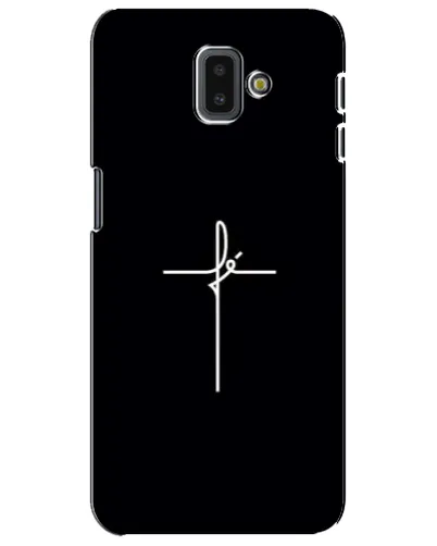 Чехол для Samsung Galaxy J6 Plus 2018 (J610) с картинкой «Тонкий крест» Чехол для Samsung Galaxy J6 Plus 2018 (J610) с картинкой «Тонкий крест»