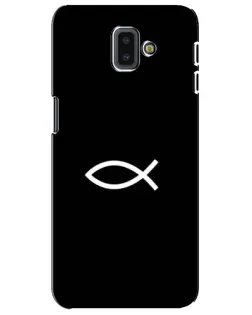 Чехол для Samsung Galaxy J6 Plus 2018 (J610) с картинкой «Символ рыбы Jesus»