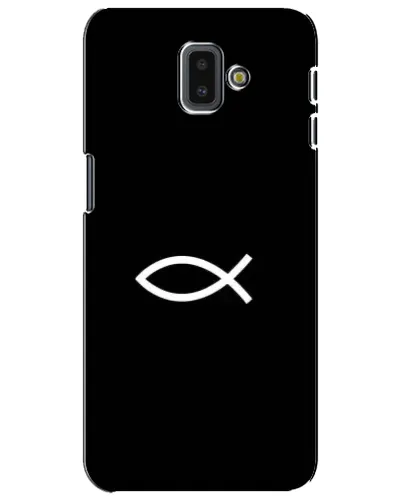 Чехол для Samsung Galaxy J6 Plus 2018 (J610) с картинкой «Символ рыбы Jesus» Чехол для Samsung Galaxy J6 Plus 2018 (J610) с картинкой «Символ рыбы Jesus»
