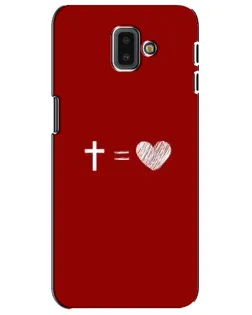 Чехол для Samsung Galaxy J6 Plus 2018 (J610) с картинкой «Уравнение любви»