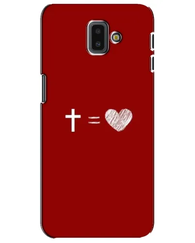 Чехол для Samsung Galaxy J6 Plus 2018 (J610) с картинкой «Уравнение любви» Чехол для Samsung Galaxy J6 Plus 2018 (J610) с картинкой «Уравнение любви»