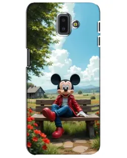 Чохол для Samsung Galaxy J6 Plus 2018 (J610) з картинкою «Міккі на лавці» Чохол для Samsung Galaxy J6 Plus 2018 (J610) з картинкою «Міккі на лавці»