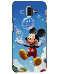 Чехол для Samsung Galaxy J6 Plus 2018 (J610) с картинкой «Mickey и мыльные пузыри» Чехол для Samsung Galaxy J6 Plus 2018 (J610) с картинкой «Mickey и мыльные пузыри»