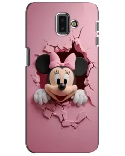 Чохол для Samsung Galaxy J6 Plus 2018 (J610) з картинкою «Мінні крізь стіну» Чохол для Samsung Galaxy J6 Plus 2018 (J610) з картинкою «Мінні крізь стіну»