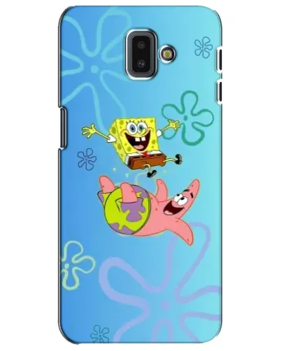 Чехол для Samsung Galaxy J6 Plus 2018 (J610) с картинкой «Спанч Боб и Патрик» Чехол для Samsung Galaxy J6 Plus 2018 (J610) с картинкой «Спанч Боб и Патрик»