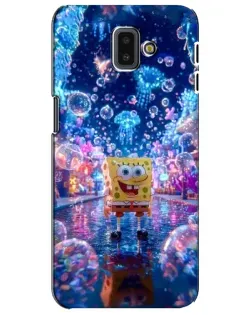 Чехол для Samsung Galaxy J6 Plus 2018 (J610) с картинкой «Неоновый океан»