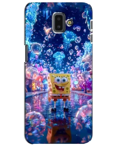 Чехол для Samsung Galaxy J6 Plus 2018 (J610) с картинкой «Неоновый океан» Чехол для Samsung Galaxy J6 Plus 2018 (J610) с картинкой «Неоновый океан»