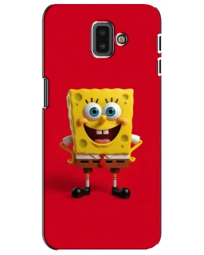 Чехол для Samsung Galaxy J6 Plus 2018 (J610) с картинкой «Спанч Боб на красном» Чехол для Samsung Galaxy J6 Plus 2018 (J610) с картинкой «Спанч Боб на красном»