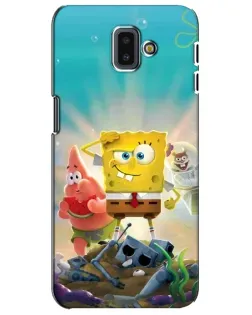 Чехол для Samsung Galaxy J6 Plus 2018 (J610) с картинкой «Спанч Боб победитель»