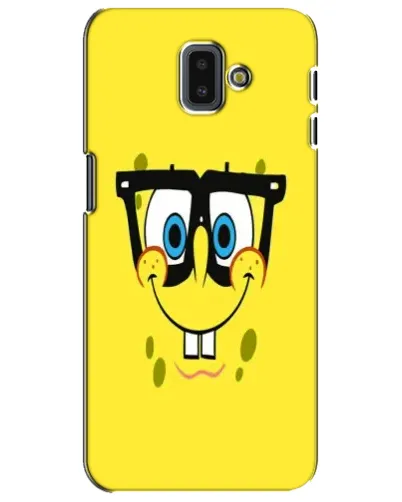 Чехол для Samsung Galaxy J6 Plus 2018 (J610) с картинкой «Минималистичный Спанч Боб» Чехол для Samsung Galaxy J6 Plus 2018 (J610) с картинкой «Минималистичный Спанч Боб»