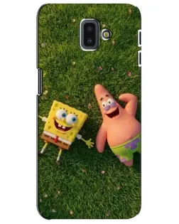 Чехол для Samsung Galaxy J6 Plus 2018 (J610) с картинкой «Друзья на лужайке»