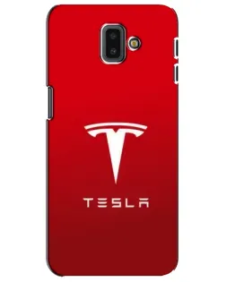 Чохол для Samsung Galaxy J6 Plus 2018 (J610) з картинкою «Tesla Red Classic»