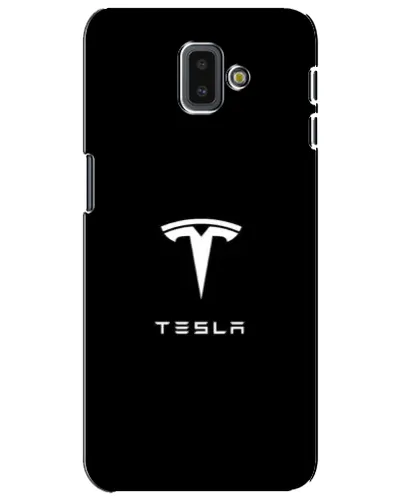 Чохол для Samsung Galaxy J6 Plus 2018 (J610) з картинкою «Tesla White Logo» Чохол для Samsung Galaxy J6 Plus 2018 (J610) з картинкою «Tesla White Logo»