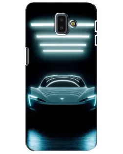 Чохол для Samsung Galaxy J6 Plus 2018 (J610) з картинкою «Tesla в неоні»