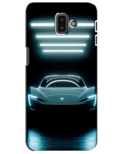 Чохол для Samsung Galaxy J6 Plus 2018 (J610) з картинкою «Tesla в неоні» Чохол для Samsung Galaxy J6 Plus 2018 (J610) з картинкою «Tesla в неоні»