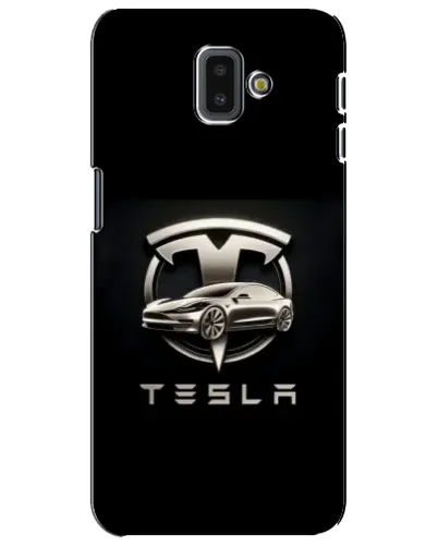Чохол для Samsung Galaxy J6 Plus 2018 (J610) з картинкою «Tesla — срібне авто» Чохол для Samsung Galaxy J6 Plus 2018 (J610) з картинкою «Tesla — срібне авто»