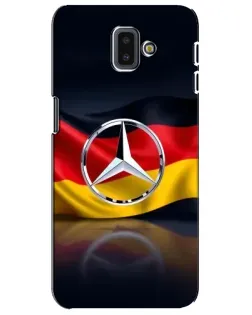 Чехол для Samsung Galaxy J6 Plus 2018 (J610) с картинкой «Mercedes — флаг Германии» Чехол для Samsung Galaxy J6 Plus 2018 (J610) с картинкой «Mercedes — флаг Германии»