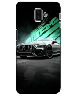 Чехол для Samsung Galaxy J6 Plus 2018 (J610) с картинкой «Темный Mercedes AMG» Чехол для Samsung Galaxy J6 Plus 2018 (J610) с картинкой «Темный Mercedes AMG»