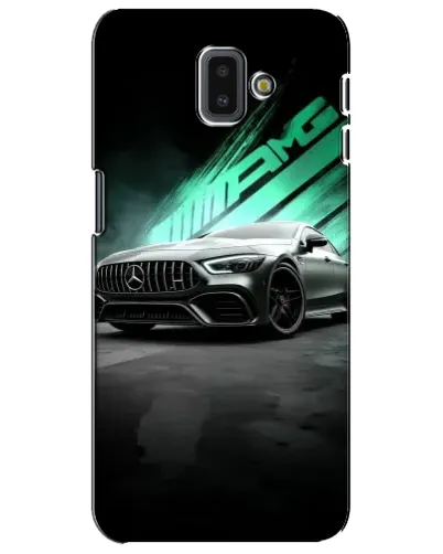 Чехол для Samsung Galaxy J6 Plus 2018 (J610) с картинкой «Темный Mercedes AMG» Чехол для Samsung Galaxy J6 Plus 2018 (J610) с картинкой «Темный Mercedes AMG»