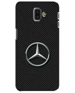 Чехол для Samsung Galaxy J6 Plus 2018 (J610) с картинкой «Карбоновый Mercedes стиль» Чехол для Samsung Galaxy J6 Plus 2018 (J610) с картинкой «Карбоновый Mercedes стиль»