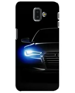 Чохол для Samsung Galaxy J6 Plus 2018 (J610) з картинкою «Неоновий погляд Audi»