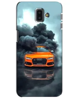 Чохол для Samsung Galaxy J6 Plus 2018 (J610) з картинкою «Audi у хмарах диму»