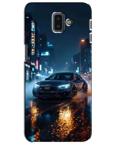 Чохол для Samsung Galaxy J6 Plus 2018 (J610) з картинкою «Нічне місто та Audi» Чохол для Samsung Galaxy J6 Plus 2018 (J610) з картинкою «Нічне місто та Audi»