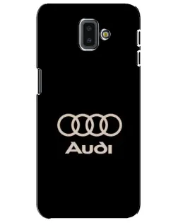 Чохол для Samsung Galaxy J6 Plus 2018 (J610) з картинкою «Audi — золотий логотип»