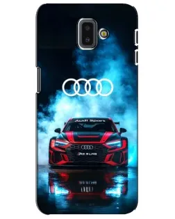 Чохол для Samsung Galaxy J6 Plus 2018 (J610) з картинкою «Audi Sport — неон»