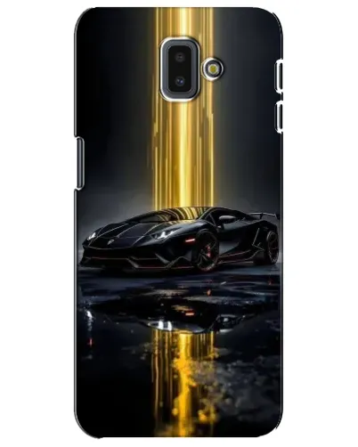 Чехол для Samsung Galaxy J6 Plus 2018 (J610) с картинкой «Ночной Lamborghini драйв»