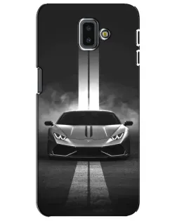 Чехол для Samsung Galaxy J6 Plus 2018 (J610) с картинкой «Lamborghini симметрия дорог» Чехол для Samsung Galaxy J6 Plus 2018 (J610) с картинкой «Lamborghini симметрия дорог»