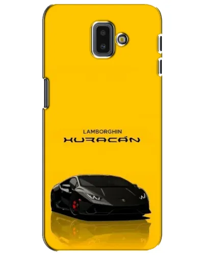 Чехол для Samsung Galaxy J6 Plus 2018 (J610) с картинкой «Lamborghini Huracan черный»