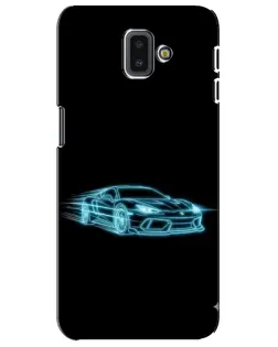 Чехол для Samsung Galaxy J6 Plus 2018 (J610) с картинкой «Неоновый контур Lamborghini» Чехол для Samsung Galaxy J6 Plus 2018 (J610) с картинкой «Неоновый контур Lamborghini»