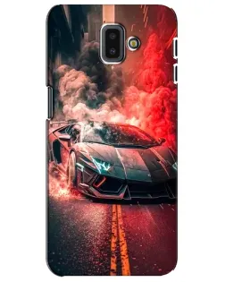 Чехол для Samsung Galaxy J6 Plus 2018 (J610) с картинкой «Lamborghini красный дым» Чехол для Samsung Galaxy J6 Plus 2018 (J610) с картинкой «Lamborghini красный дым»