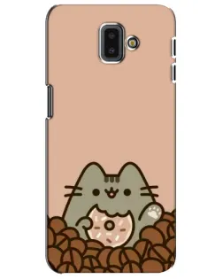 Чехол для Samsung Galaxy J6 Plus 2018 (J610) с картинкой «Кофейный Пушин» Чехол для Samsung Galaxy J6 Plus 2018 (J610) с картинкой «Кофейный Пушин»