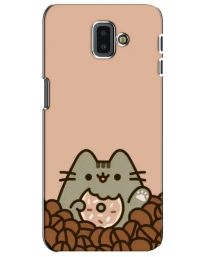 Чехол для Samsung Galaxy J6 Plus 2018 (J610) с картинкой «Кофейный Пушин»
