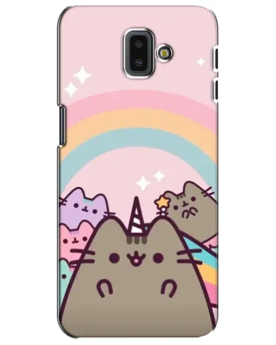 Чехол для Samsung Galaxy J6 Plus 2018 (J610) с картинкой «Единорог Pusheen»