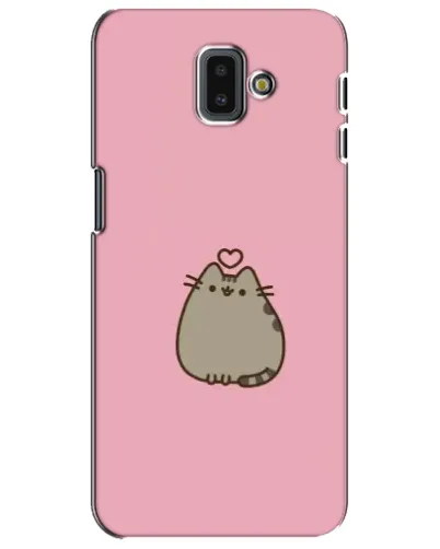 Чехол для Samsung Galaxy J6 Plus 2018 (J610) с картинкой «Pusheen сердце»