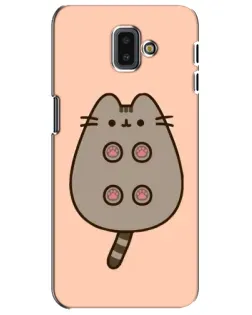 Чехол для Samsung Galaxy J6 Plus 2018 (J610) с картинкой «Пушин пузиком кверху»