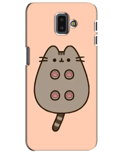 Чехол для Samsung Galaxy J6 Plus 2018 (J610) с картинкой «Пушин пузиком кверху»