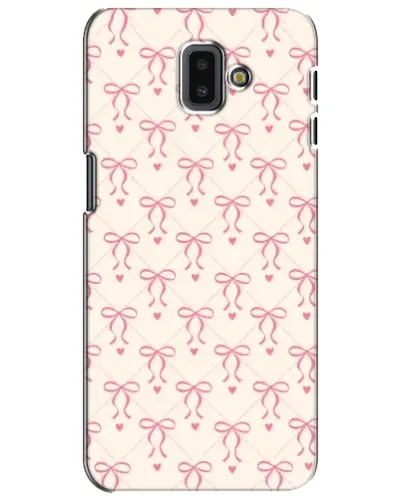 Чохол для Samsung Galaxy J6 Plus 2018 (J610) з картинкою «Рожеві бантики Coquette» Чохол для Samsung Galaxy J6 Plus 2018 (J610) з картинкою «Рожеві бантики Coquette»