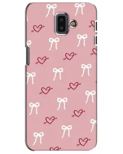 Чохол для Samsung Galaxy J6 Plus 2018 (J610) з картинкою «Серця та банти» Чохол для Samsung Galaxy J6 Plus 2018 (J610) з картинкою «Серця та банти»