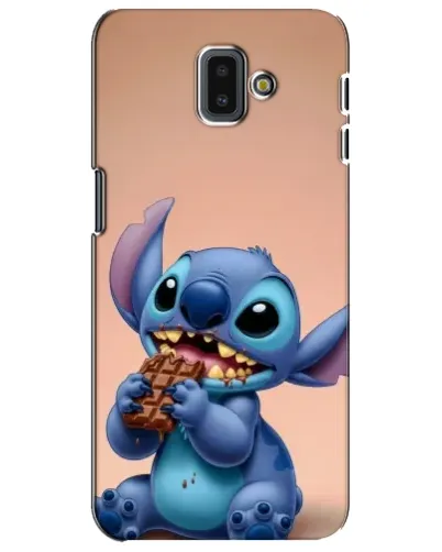 Чохол для Samsung Galaxy J6 Plus 2018 (J610) з картинкою «Стіч їсть шоколад» Чохол для Samsung Galaxy J6 Plus 2018 (J610) з картинкою «Стіч їсть шоколад»