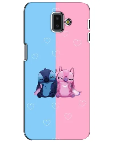 Чохол для Samsung Galaxy J6 Plus 2018 (J610) з картинкою «Stitch та Angel Love» Чохол для Samsung Galaxy J6 Plus 2018 (J610) з картинкою «Stitch та Angel Love»