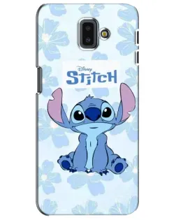 Чохол для Samsung Galaxy J6 Plus 2018 (J610) з картинкою «Stitch серед квітів»
